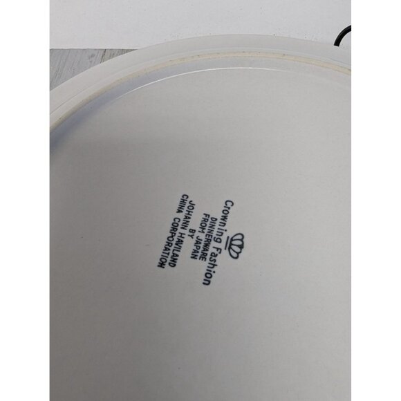 Vintage Johann Haviland Blue Bouquet Crowning Fashion Dinner Plates Set of 2 - Picture 7 of 7